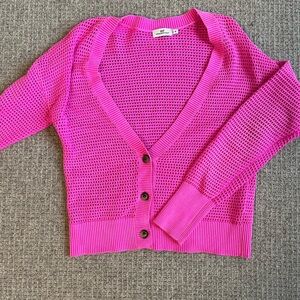 Vineyard Vines open stitch cardigan EUC